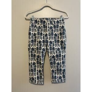 Anthropologie Pilcro and the Letterpress Sz 26 High Rise Legging Floral Cropped